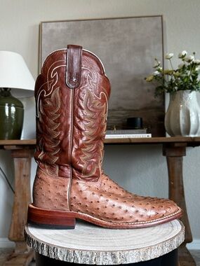Tony Lama Full Quill Ostrich - 11D